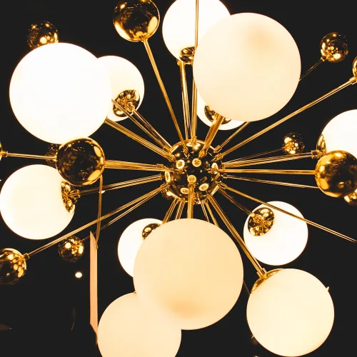 Sputnik 12 Küre Gold Modern Avize