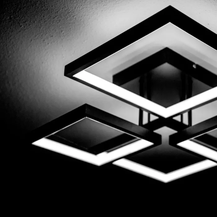 Quadra LED Geometrik Plafonyer