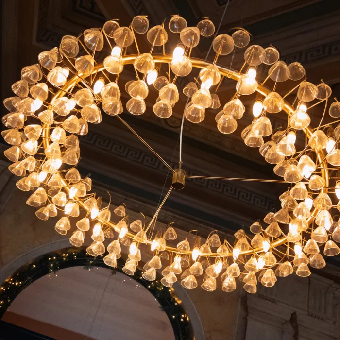 Aura Kristal Halka LED Avize
